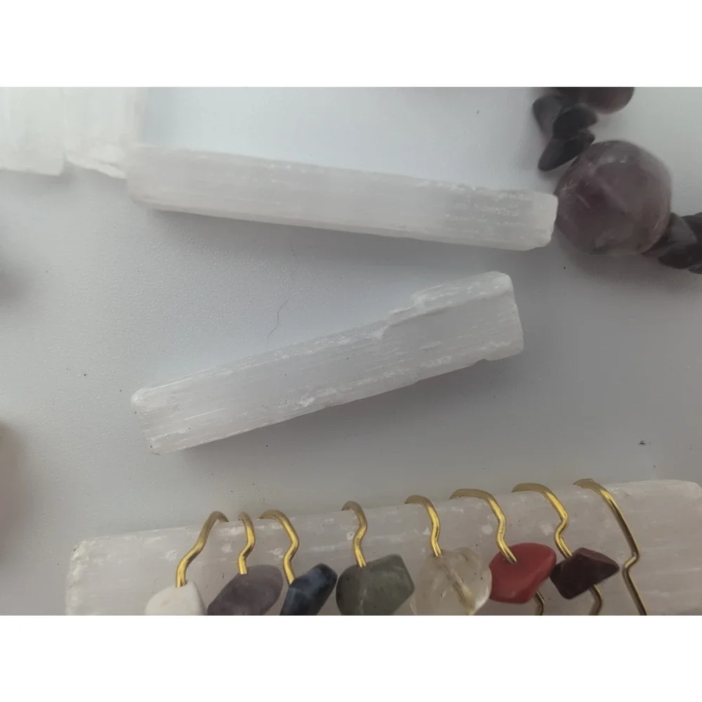 Chakra Stone Craft Jewelry Making Small Lot Multicolor Purple Stones Earrings